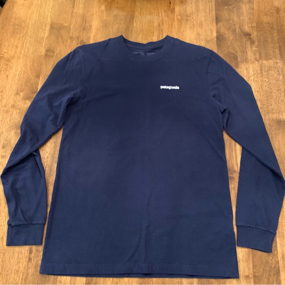 Patagonia Men's Deep Blue Long Sleeve Tee